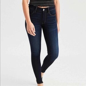 American Eagle Dark Wash Next Level Stretch Skinny Jeans